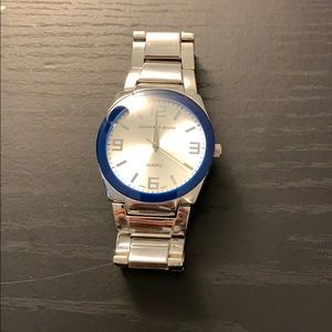 Geoffrey Beene watch chrome links